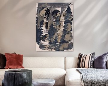 Wabi-Sabi tuin in zachte natuurlijke tinten van Dina Dankers