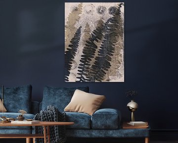 Gelaagde Wabi-Sabi met Fern Monotype van Dina Dankers
