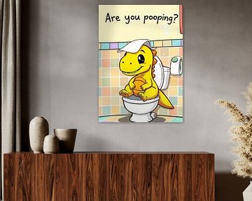 Cute Yellow Dinosaur Funny Meme 