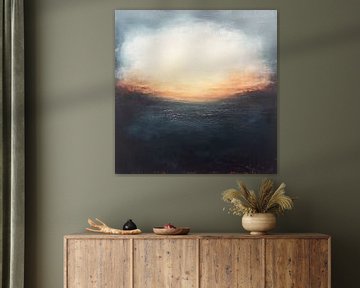 Nightfall Over Sea van Maria Kitano