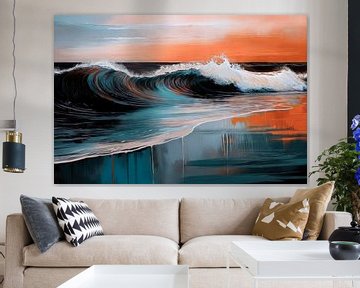 Surf creatief-06 van Rautenberg Digital Art Maritim