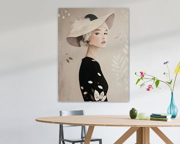 The lady with the hat