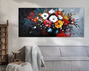 Bloem en Vaas van ARTEO Schilderijen