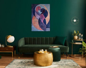 Rust Beige Abstract van Zen en Meer
