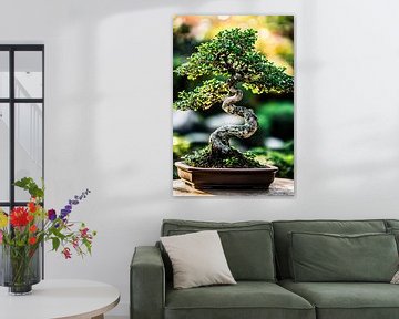 Gedetailleerde bonsai-boom in pot van Art & Soul Creations