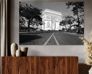 The sketch of the Arc De Triomphe - Paris, France by Be More Outdoor