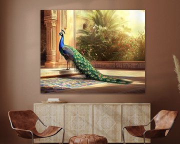 Majestic peacock by Brigitta Meijer