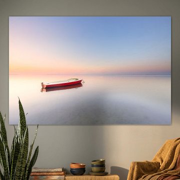 minimalistisches Bild in schönen Pastelltönen