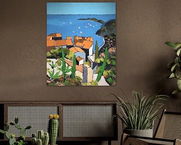 De warme kleuren van de Middellandse Zee van ATELIER DE JIEL