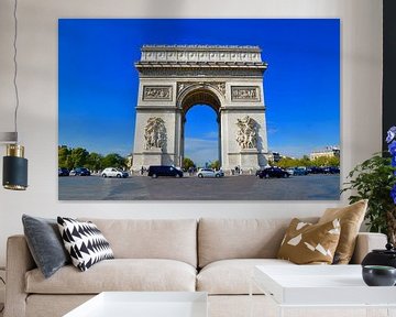 Arc de Triomphe (Colour) - Paris, France by Be More Outdoor