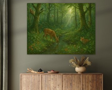 Morning light in the Hidden Forest by Thijs Schuitemaker