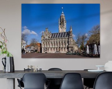 Middelburg town hall, the Netherlands by Adelheid Smitt