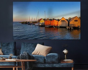 Boathouses on Darss, Germany by Adelheid Smitt