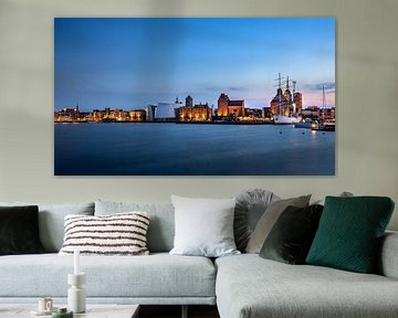 Evening in Stralsund, Germany by Adelheid Smitt