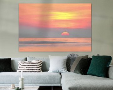 Zonsondergang aan Zee van Caroline Guerain