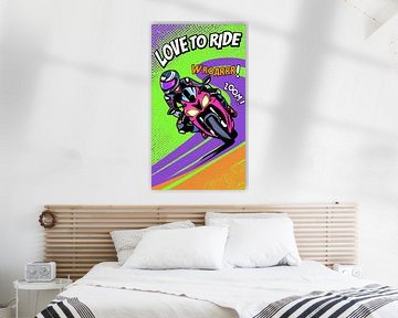 LOVE TO RIDE – Snel, Feller, Vrijer van Dennis Kuzee