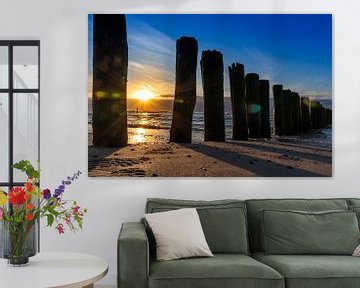 The vastness of the ocean at sunset by Your Happy Life