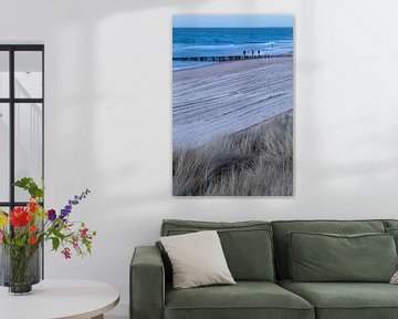Kinderen spelen aan zee van Your Happy Life