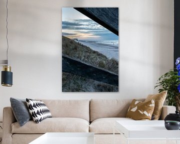 De uitgestrektheid van de oceaan bij zonsondergang van Your Happy Life