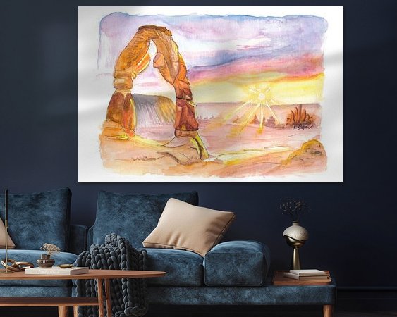 Example of the artwork in a room