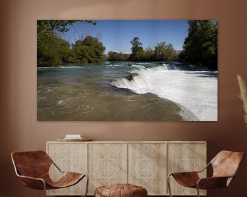 Waterval van Manavgat, Turkije van Captured Created by Cathleen