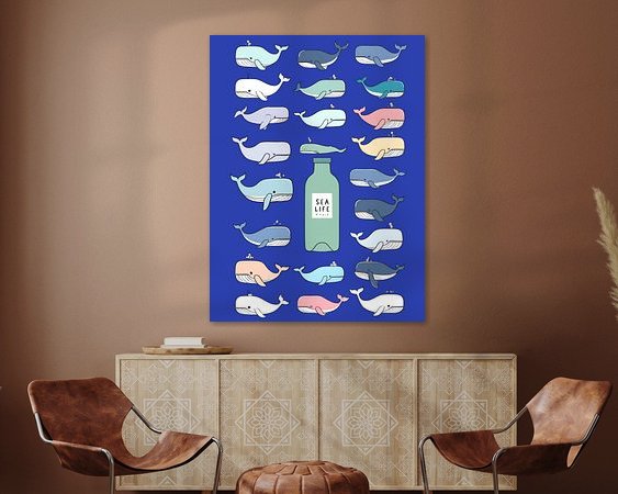 Example of the artwork in a room