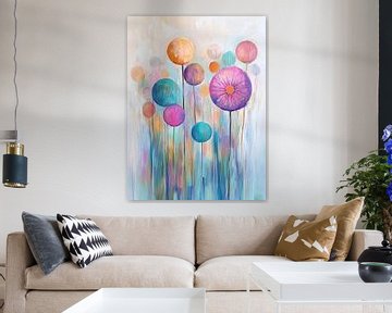 Vrolijke Bloemen | Kleurrijke Bloemen van De Mooiste Kunst