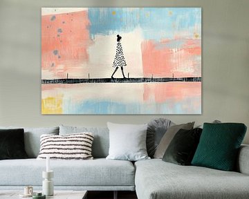 Vrolijke Vrouw van De Mooiste Kunst