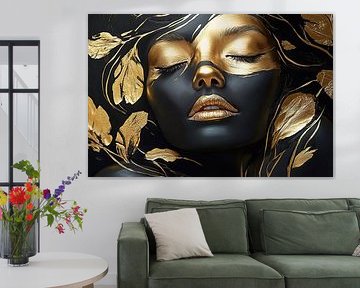 Gold Portrait | Blattgold gebürstet