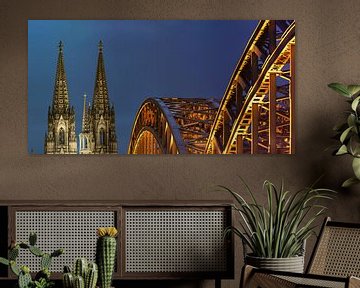 Cathedral light and bridge glow by Walter G. Allgöwer