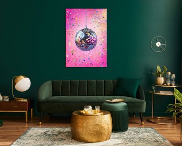Dansvloerdromen: discobal in pastel van Niklas Maximilian