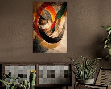 Dynamisches abstraktes Kunstdesign von Art & Soul Creations