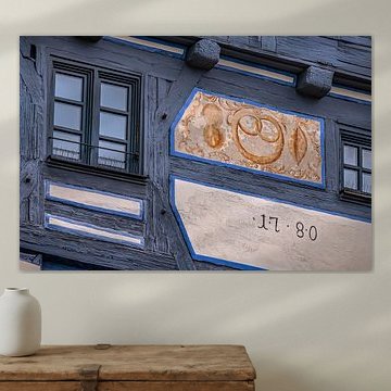 BADEN-WÜRTTEMBERG : COLOMBAGE DÉCOUPE sur Photoart-Naegele