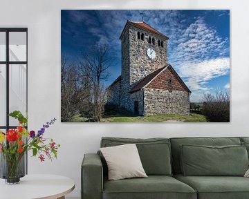 The church of St Michael on a hill near Gerbstedt in the district of Boesenburg by Andreas Völkel