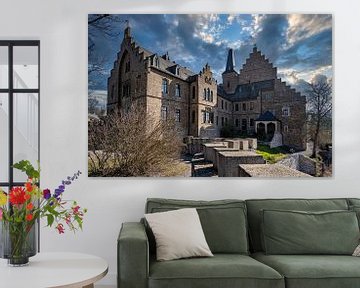 Ein Blick auf Schloss Mansfeld in Sachsen-Anhalt von Andreas Völkel