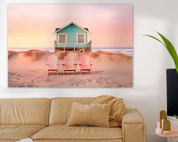 Pastelstrand van Philippe HUGONNARD