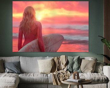Californische surfer van Philippe HUGONNARD