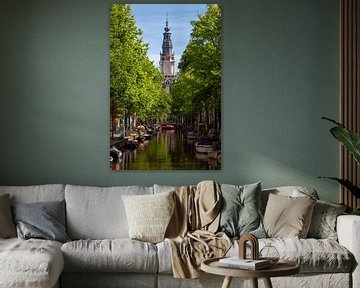 Uitzicht op de Zuiderkerk van Samira Aué