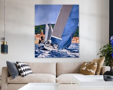 Regatta's in Saint Tropez van ATELIER DE JIEL