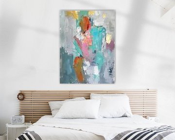 Figuratief Abstract | Abstract Figuur van Blikvanger Schilderijen