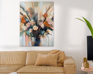 Abstrakte Blumen | Blossom Whispers von Wunderbare Kunst