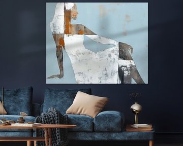 Abstract Elegance Revealed van Abstract Schilderij