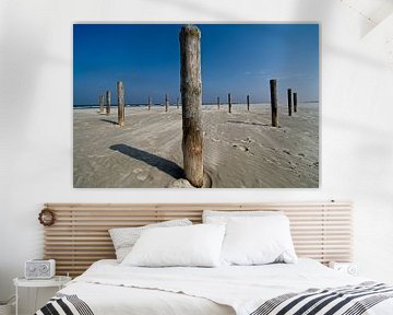 Palen op het strand van Theo Felten