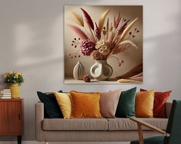 ustique Sand Vase - Elegant Drying Branches Decoration