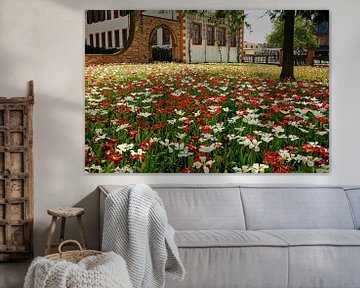 Bloeiende pracht in de kloostertuin van Thomas Riess