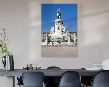 Majestueus centrum van Lissabon - Het ruiterstandbeeld van José I. van WeltReisender Magazin
