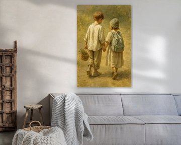 Jugendmemory - Wanddekoration mit Kindern