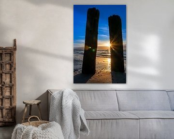 The vastness of the ocean at sunset by Your Happy Life