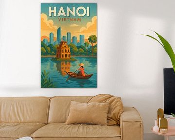 Hanoi by Poster Art Shop