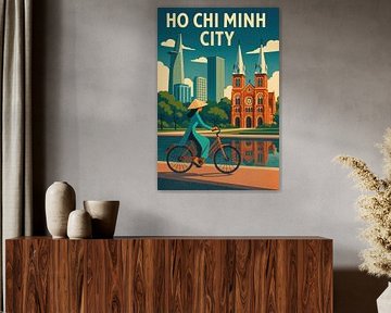 Ho Chi Minh City by Poster Art Shop